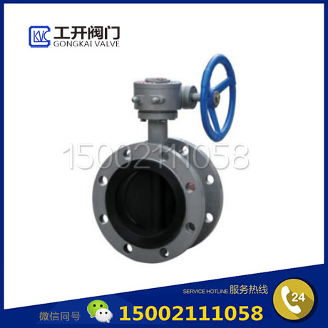 D341J全襯膠法蘭蝶閥-襯膠鑄鋼蝶閥-包膠蝶閥-上海工開閥門