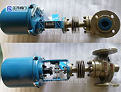 電動調節(jié)閥ZDLP-16C-DN50-高溫蒸汽導熱油調節(jié)閥實物圖